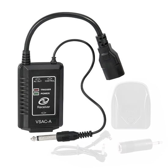 Radiowy odbiornik wyzwalacza lamp studyjnych VSAC-A 1-kanałowy sieciowy