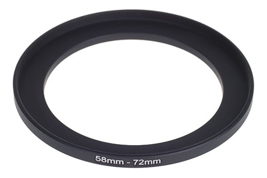 Adapter redukcja filtrowa 58mm na 72mm 58-72