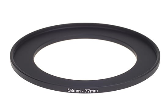 Adapter redukcja filtrowa 58mm na 77mm 58-77