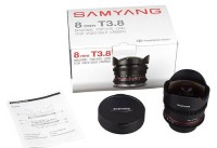 Obiektyw Samyang 8mm T3.8 Fish-eye VDSLR CS / Canon
