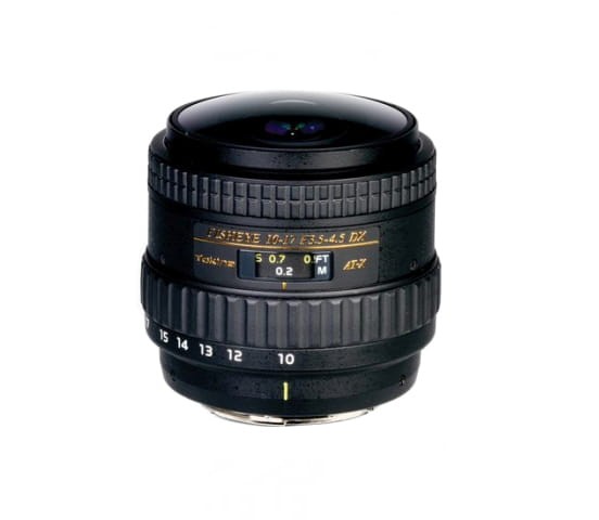 Obiektyw Tokina AF 10-17mm f.3.5-4.5 AT-X 107 DX NH Fisheye do Canon