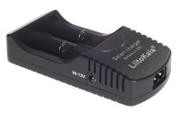 Ładowarka impulsowa 230V z zasilaczem samochodowym 12V + 2x akumulator CR123 1000mAh
