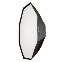 Softbox HQ Powerlux 120cm oktagonalny + plaster miodu + dyfuzor - mocowanie Bowens