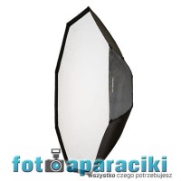 Softbox HQ Powerlux 120cm oktagonalny + plaster miodu + dyfuzor - mocowanie Bowens