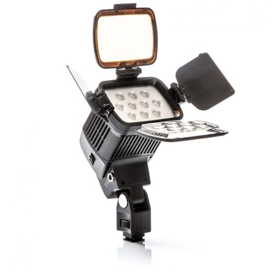 Lampa diodowa LED Newell LED-VL001A+ zasilanie Sony NP-F970 / Panasonic VBG260 / sieć