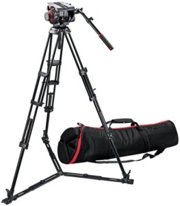 Statyw Manfrotto 545GBK 545GB 3 sekcje aluminiowy + głowica 509HD do 13kg