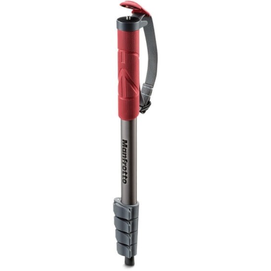 Monopod Manfrotto COMPACT 5 sekcyjny Czerwony