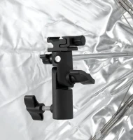 Softbox parasolkowy Powerlux 70x70 Set z gridem do lamp aparatowych - reporterski