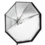 Czasza modelująca Beauty Dish i softbox oktagonalny z maską okrągłą 2w1 120cm