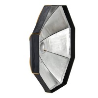Czasza modelująca Beauty Dish i softbox oktagonalny z maską okrągłą 2w1 120cm