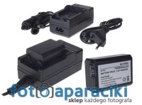 Ładowarka NP-FW50 + akumulator 