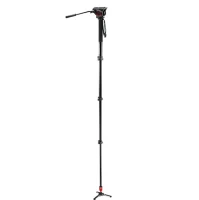 Monopod Manfrotto MVM250A Video +  Głowica MVH500AH + pokrowiec