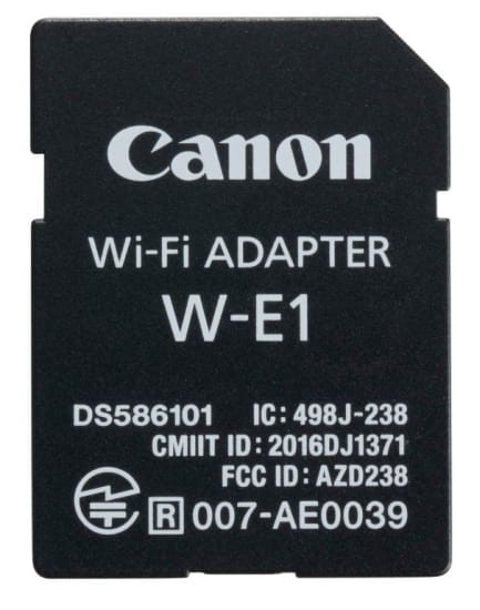 Canon Adapter W-E1 karta Wi-Fi 7D Mark II 5DS 5DS R Wifi