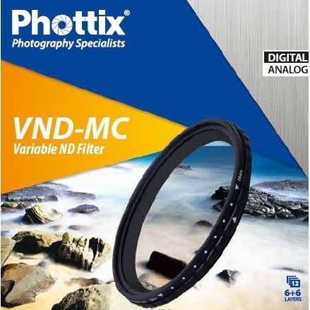 Phottix FILTR VND neutralny o regulowanej szarości 82mm (ND4-400)