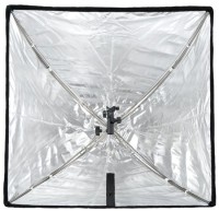 Softbox parasolkowy Powerlux 70x70  + uchwyt reporterski 