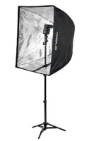 Softbox parasolkowy Powerlux 70x70  + uchwyt reporterski 