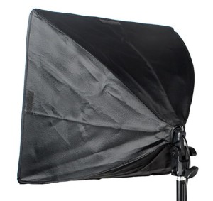 Oprawa softbox 40x40cm na żarówkę E27