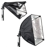 Oprawa softbox 40x40cm na żarówkę E27