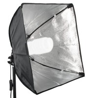 Oprawa softbox 40x40cm na żarówkę E27