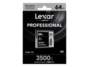 Karta pamięci Lexar CFast 2.0 64GB 3500x 525MB/s Professional