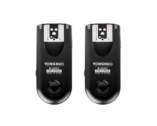 Zestaw wyzwalaczy radiowych Yongnuo RF603CII C3 do Canon