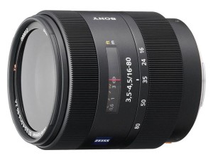Obiektyw Sony 16-80 mm f/3.5-f/4.5 DT ZA Carl Zeiss Vario Sonnar T*  Sony A (SAL1680Z.AE)