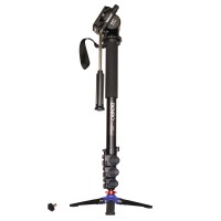 Monopod Benro A38FD z nóżkami ST1 i głowicą Velbon PH-368 + pokrowiec GRATIS