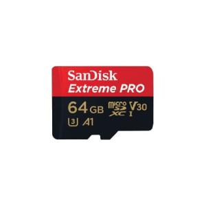Karta SanDisk Extreme PRO microSDXC 64GB 100/90 MB/s A1 C10 V30 UHS-I U3 (SDSQXCG-064G-GN6MA)
