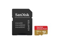 Karta pamieci SanDisk 64GB microSDXC Extreme Plus Class10 80MB/s UHS-I (SDSDQX-064G-U46A)