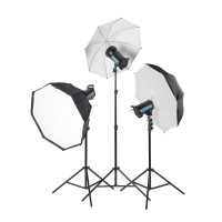 Zestaw lamp Quadralite Pulse 1200 Portrait Kit