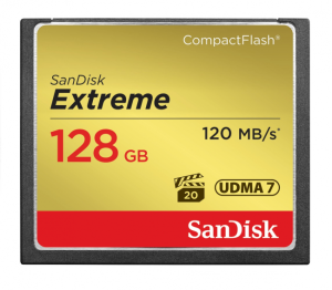 Karta Pamięci SanDisk CompactFlash 128GB Extreme 120MB/s