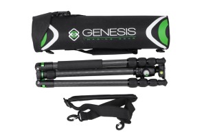 Zestaw Genesis Base C1 Carbon Kit zielony statyw z głowicą