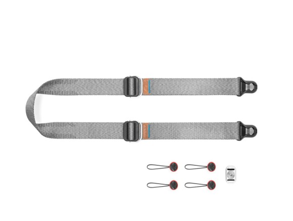 Pasek Peak Design na szyję lub ramię SLIDE LITE v3 popielaty do lekkich aparatów SLL-AS-3