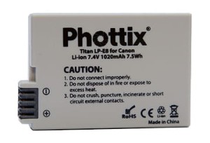Akumulator Phottix LP-E8 Canon 550D/ 600D/ 650D/ 700D
