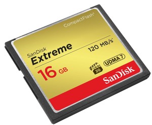 Karta pamięci Sandisk CompactFlash EXTREME 16GB 120MB/s (SDCFXS-016G-X46)