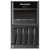 Ładowarka Panasonic BQ-CC65  z wyświetlaczem LCD do akumulatorków AA / AAA