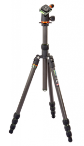 Statyw 3 Legged Thing Punks Anarchy Billy czarny, włókna węglowe, 4-sekcje, udźwig 18 kg, głowica kulowa Neo