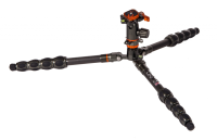 Statyw 3 Legged Thing Eclipse Leo, włókna węglowe, 5-sekcji, udźwig 30 kg, głowica kulowa Switch