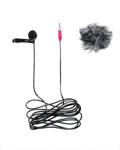 Mikrofon krawatowy Saramonic SR-LMX1 + ze złączem mini Jack TRRS i kablem przedłużającym