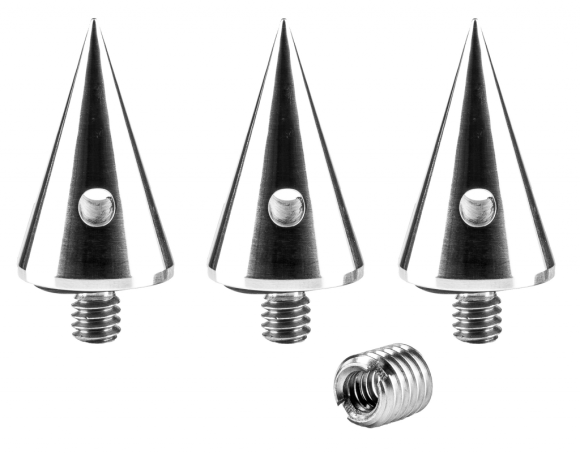 3 Legged Thing Heelz - zestaw 3 kolców (kompatybilne z gwintem 1/4 oraz 3/8 cala) 