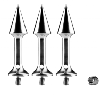 3 Legged Thing Stilettoz - zestaw 3 długich kolców (kompatybilne z gwintem 1/4 oraz 3/8 cala) 