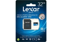 Karta pamięci Lexar 32GB MicroSDXC UHS-I 633x 95MB/s + adapter SD