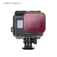 Zestaw filtrów PGY do nurkowania do GoPro Hero5 Hero6, Magenta/Snorkel/Red, edycja Housing