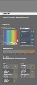 Lee Filters Folia HS 211 0.9 ND arkusz 53x61cm