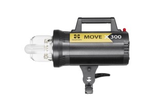 Lampa studyjna Quadralite Move X 300 mocowanie Bowens