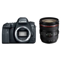 Lustrzanka Canon EOS 6D Mark II + ob. 24-70 f/4.0 L IS USM