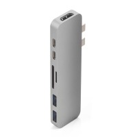 Hub HyperDrive DUO Hub/USB-C Space Gray MacBook Pro