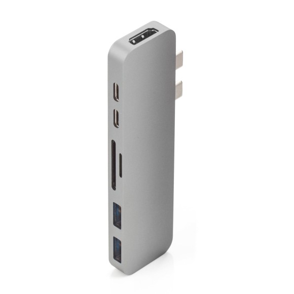 Hub HyperDrive DUO Hub/USB-C Space Gray MacBook Pro