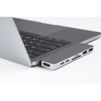 Hub HyperDrive DUO Hub/USB-C Space Gray MacBook Pro