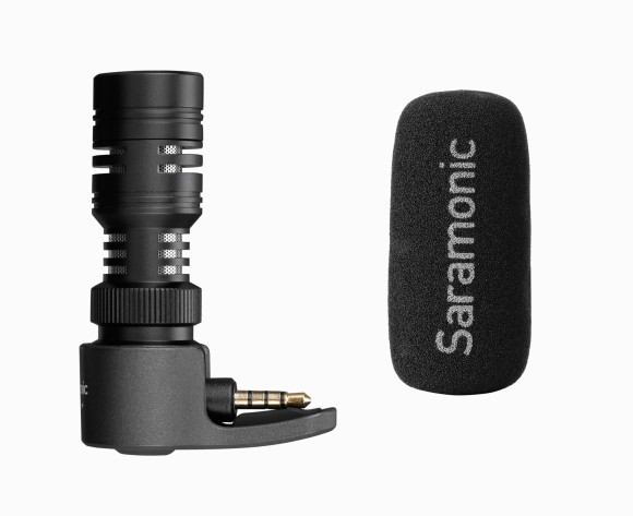 Mikrofon pojemnościowy Saramonic SmartMic+ do smartfonów ze złączem mini Jack TRRS